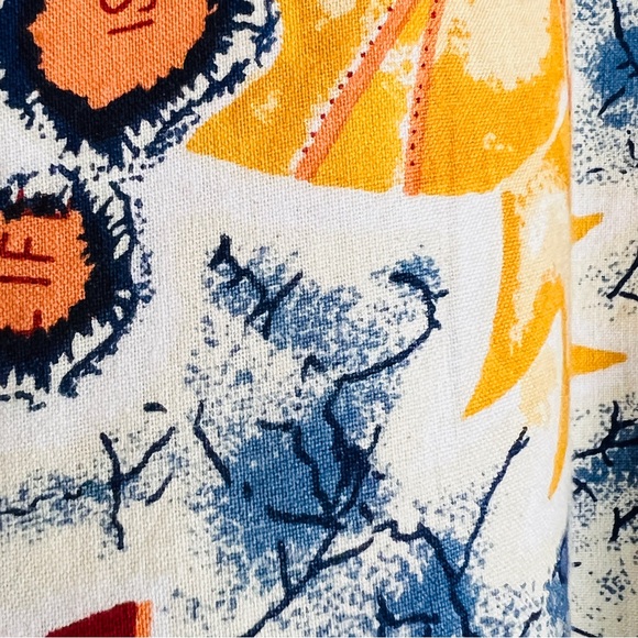 Colo Wear Hawaiian Classics Shirt Short Sleeve Button Down Yellow Blue Men Large - Picture 5 of 13